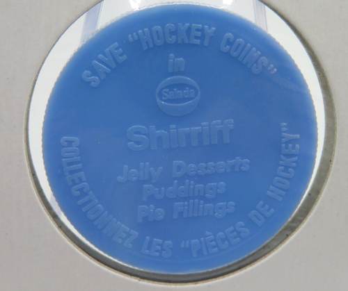 1968-69 Shirriff Hockey Coin #7, DON MARSHALL, New York Rangers, High-Grade - Picture 2 of 2