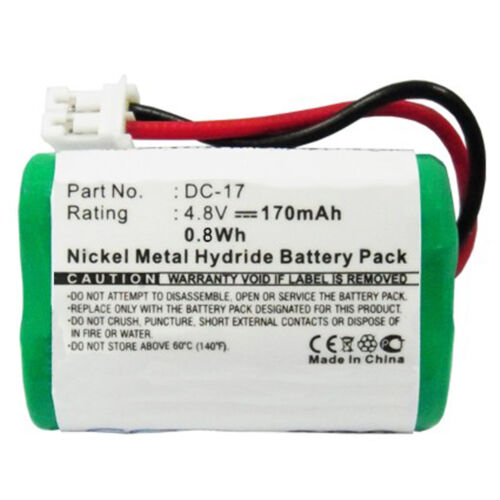 SportDog SD-400 SD-800 Receiver Battery DC-17 MH120AAAL4GC SDT00-11907 170mAh - 第 1/2 張圖片