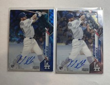 Kyle Garlick 2020 Topps Chrome Blue Wave Refractor /150 +Base Rookie RC Auto Lot