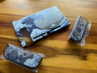   Nintendo Switch Hard Case Schutzhülle The Great Wave Design JoyCon Cover