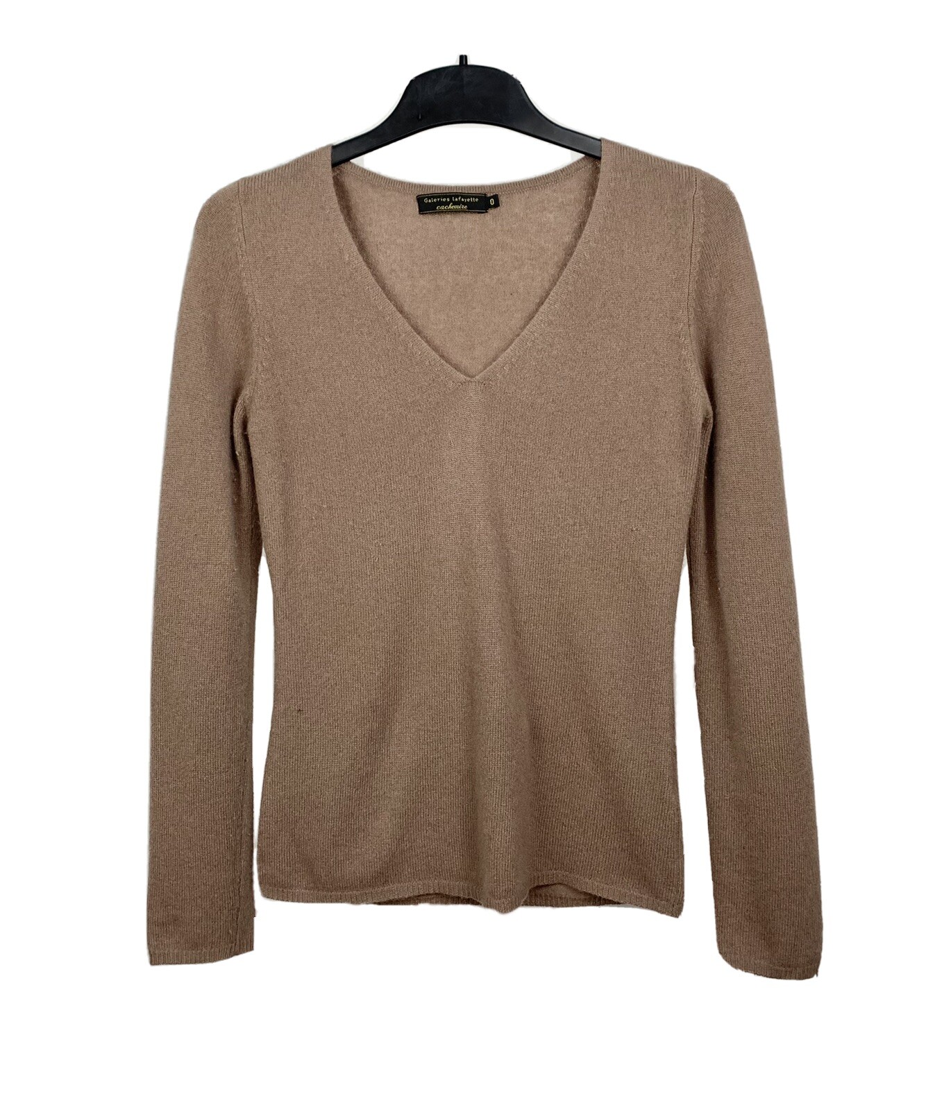 Galeries Lafayette 100% Cashmere V-Neck 
