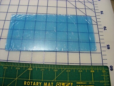CLEAR ACRYLIC PLEXIGLASS ''Purse Shaper'' ''Bag Bottom'' - 3 3/4'' X 8'' X 1/8''