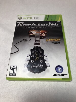 Rocksmith (Microsoft Xbox 360, 2011) No Cable - Includes Manual