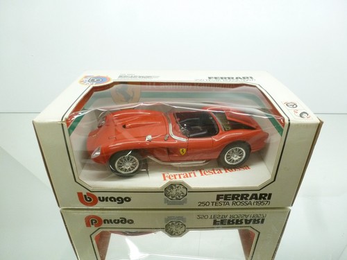 BBURAGO 3007 FERRARI 250 TESTAROSSA 1957 -VERY RARE BOX- RED 1:18 - GOOD IN BOX - Bild 2 von 9