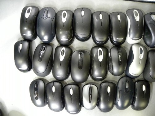 Microsoft Wireless Mouse Mice  Mix Lot Of  23 Laser Mouse Without USB Dongle - Picture 3 of 4
