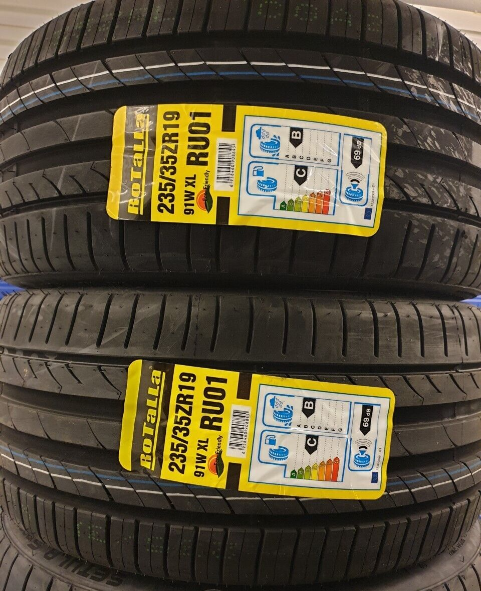 2X NEW ROTALLA/TRACMAX SPORT 235/35 ZR19 XL 91Y TYRES 235 35 19