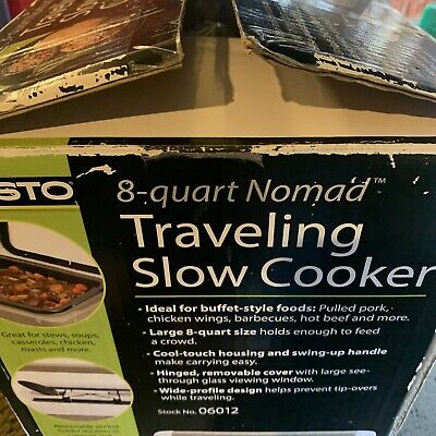 Presto Nomad 8 Traveling Slow Cooker 8-Quart - Flaw-Top Of Knob