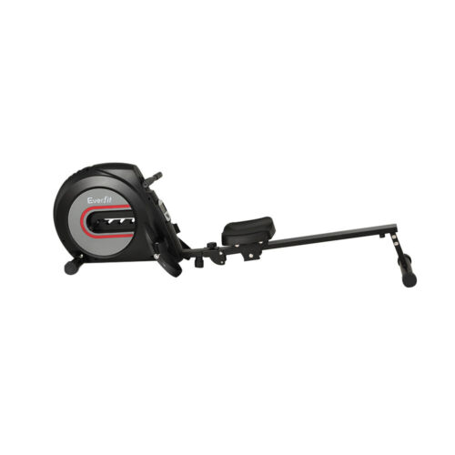 Everfit Rowing Machine Rower Elastic Rope Resistance Fitness Home Cardio Black - Picture 3 of 7