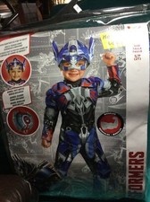 Transformers Optimus Prime Toddler Costume S 2T With Muscles New