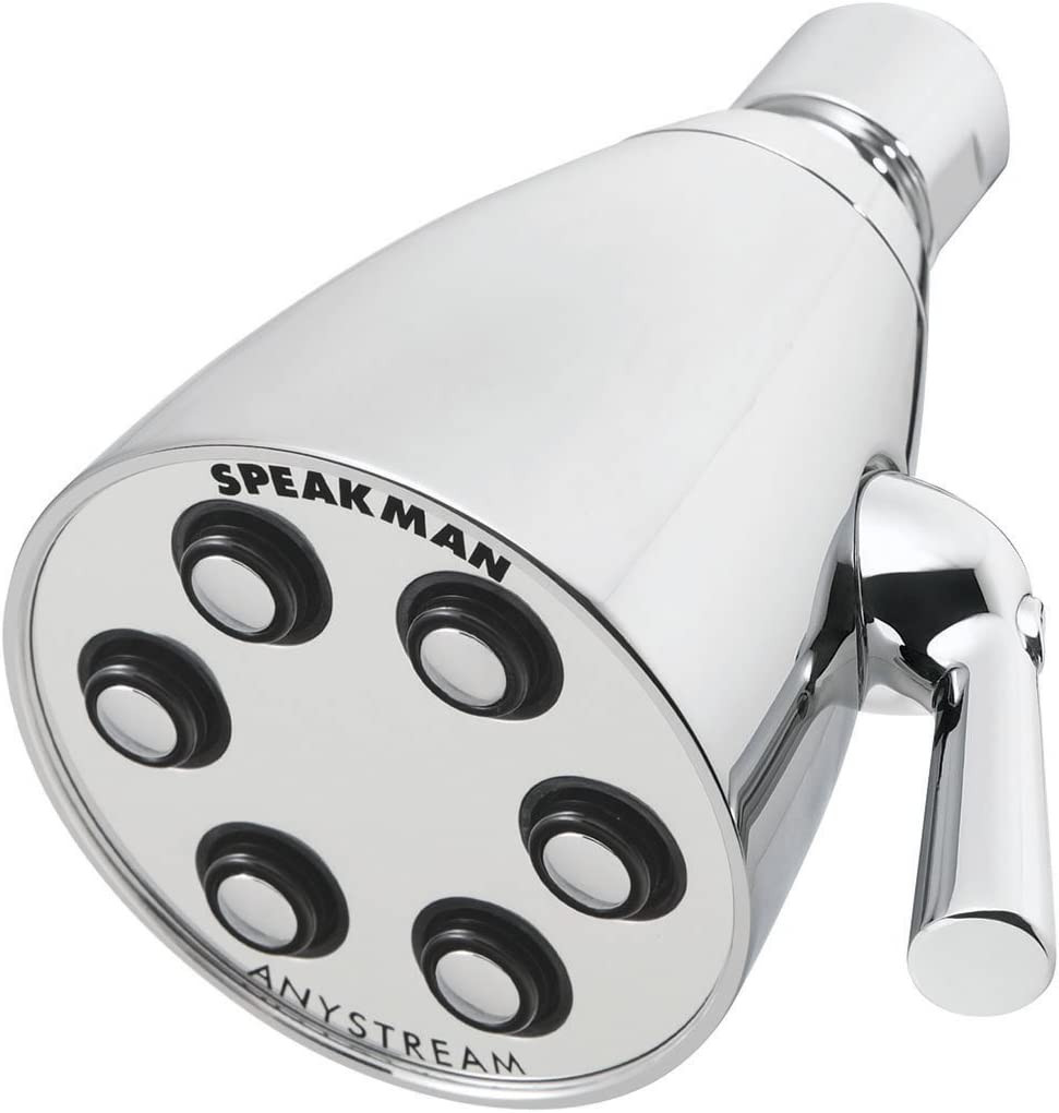 Speakman S-2252-BN Signature Brass Icon Anystream High Pressure Shower Head NEW
