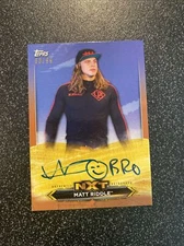 2020 Topps WWE NXT Matt Riddle NXT Roster Autographs Bronze Auto #60/99 NXT