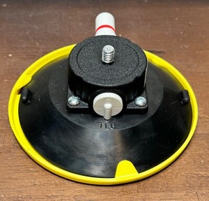 Woods Powr-Grip TL6 Suction Cup Mount with cover 6” Diameter USA (black)