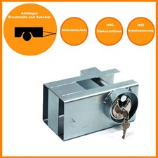 Kastenschloss - Diebstahlschutz - SAFETY BOX - Schloss - mit Schloßabdeckung 