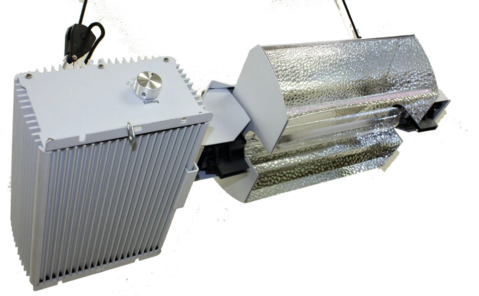 Lote Dos 1000W Doble Extremo Abierto Estilo Fantasma Reflector MH HPS Sistema de Luz de Crecimiento Foto 4 de 4
