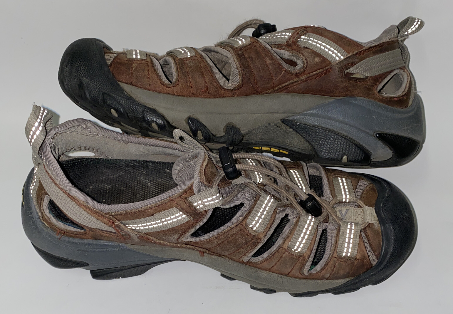 Scarpe da trekking Keen donna marroni impermeabili stringate misura 7 5