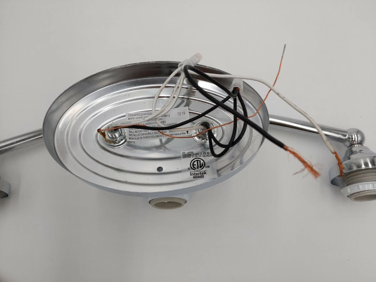 Style Selections Calpin 3 Light Chrome Transitional Vanity Light Bar Replacement