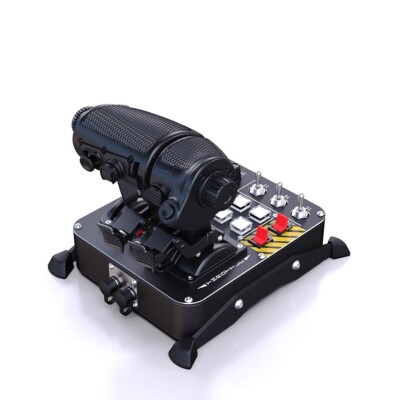 PC用ゲームコントローラー・コンバーター VIRPIL VPC MongoosT-50CM3 Throttle Virpil VPC MongoosT-50CM3 Flight Game Simulation Throttle Finger