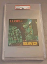 LL Cool J signed autographed BAD CD Cover PSA slab Bigger And Deffer Def Jam 
