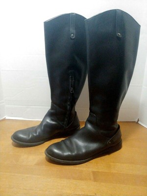 halogen leather boots