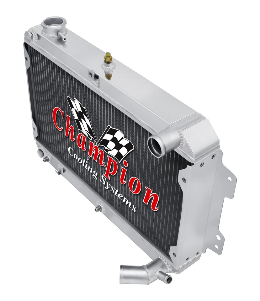 3-рядный алюминиевый радиатор 79 80 81 82 Mazda RX7 Champion CC701 - Изображение 3 из 4