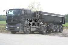 Truck photo Mercedes-Benz Axor 1843 Tipping trailer Germany black SCHMITZ #d3ih