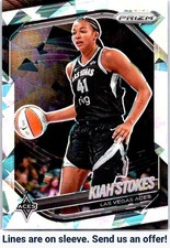 2025 Panini Prizm WNBA #58 Kiah Stokes Ice Prizms