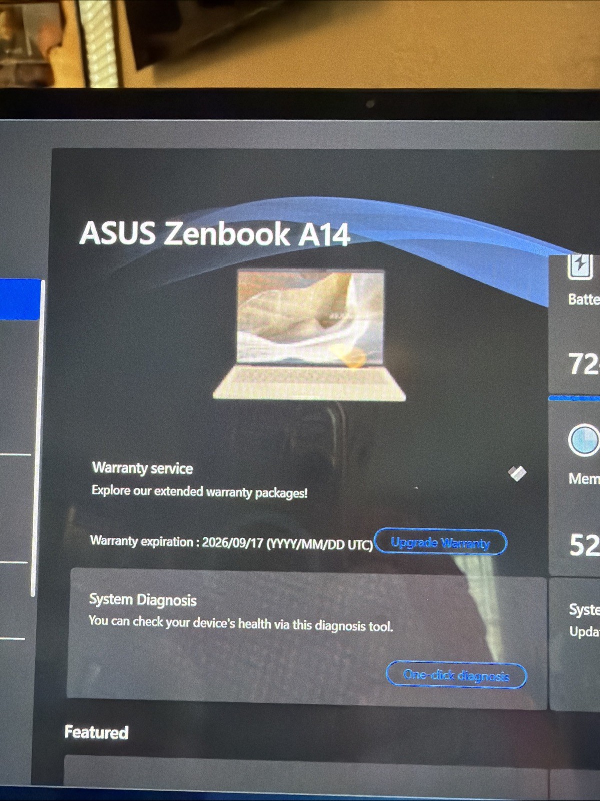 ASUS ZenBook A14, 14-Inch Laptop, with Qualcomm X Plus, 512 GB SSD (Solid State Drive), Windows 11 Home