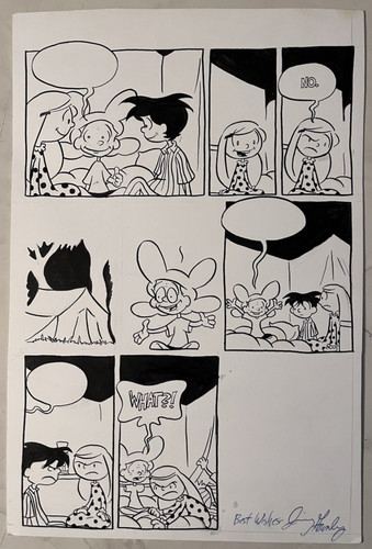 Amelia Rules! Original Graphic Novel Art #2; Signed by Jimmy Gownley