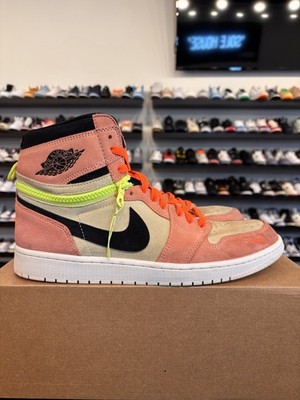 Air Jordan 1 Switch High Pink Volt Size 12 Pre-Owned CW6576-800