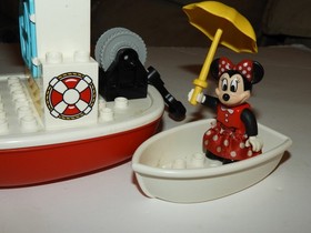 2 Lego Duplo Disney Junior Mickey's Workshop & Boat Sets 10829 10881