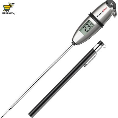 Präzises digitales Bratenthermometer mit Auto-Off - Ideal für Grillen und Kochen