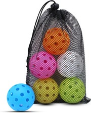 Magicorange Pickleball Balls,USAPA Approved 40 Holes Outdoor Pickleballs  6/20
