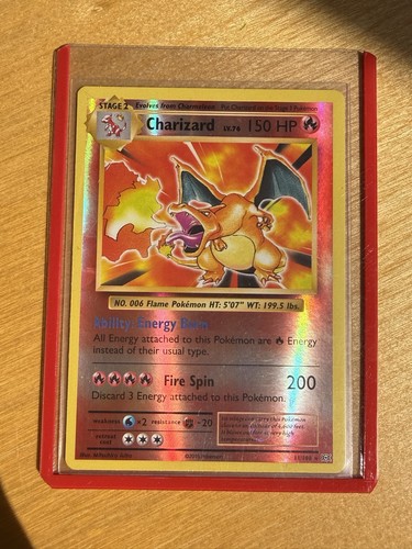 2016 Pokemon Charizard 11/108 XY Evolutions Reverse Holo Rare TCG Card