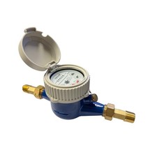 New PRM 1/2" NPT Multi-Jet Cold Water Meter Industrial Quality