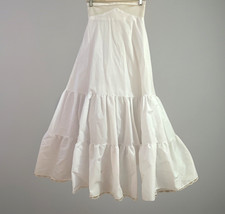 VTG White Crinoline Multi-Layer Slip Crinoline Bridal Cosplay Size 10 USA NEW