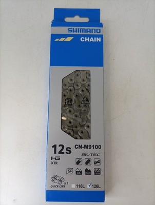 XTR Kette CN-M9100 Shimano 12-fach 126L - MTB E-Bike Quick Link Fahrrad
