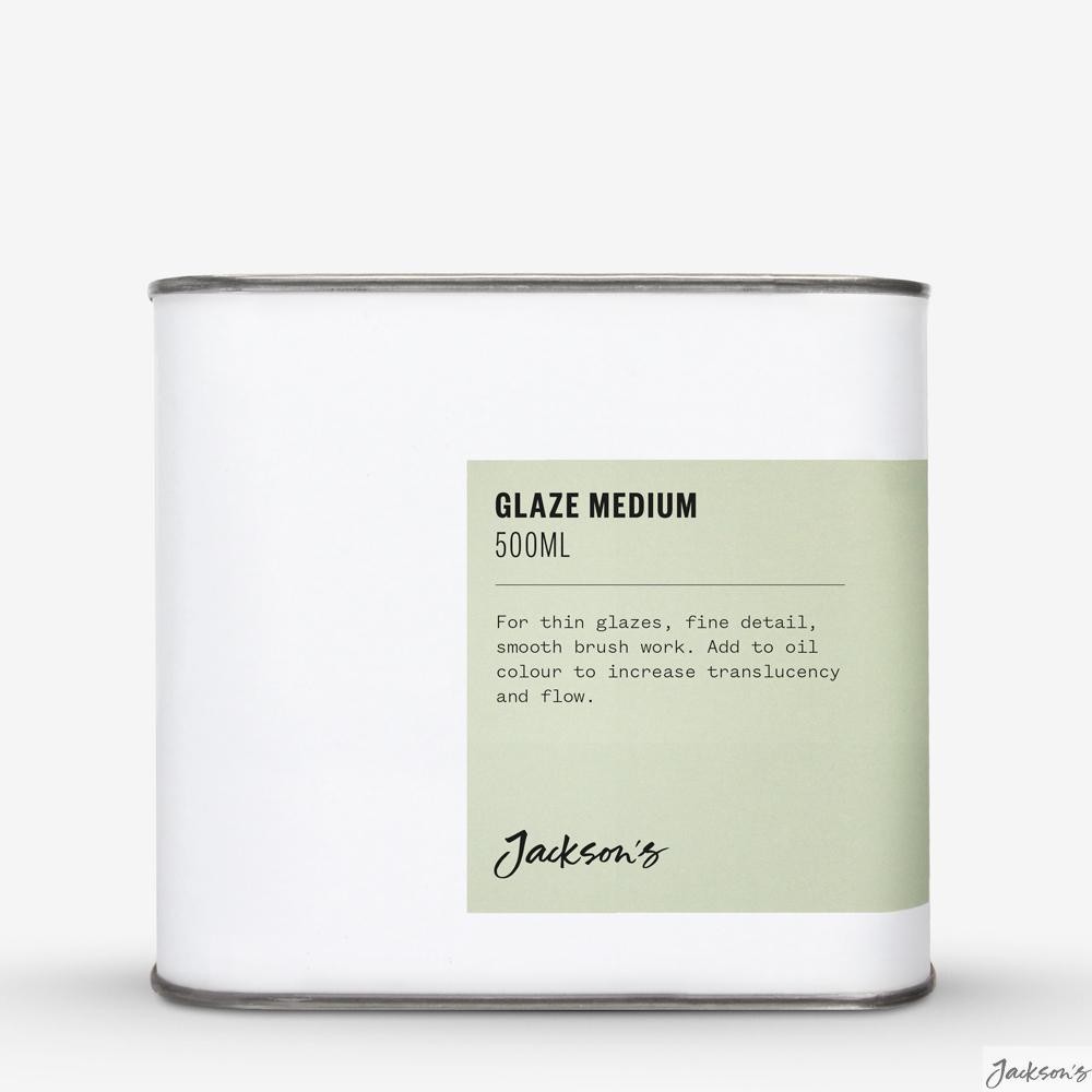 Jackson's Glaze Medium Oil Painting Resin Blend 500ml For Thin Glazes