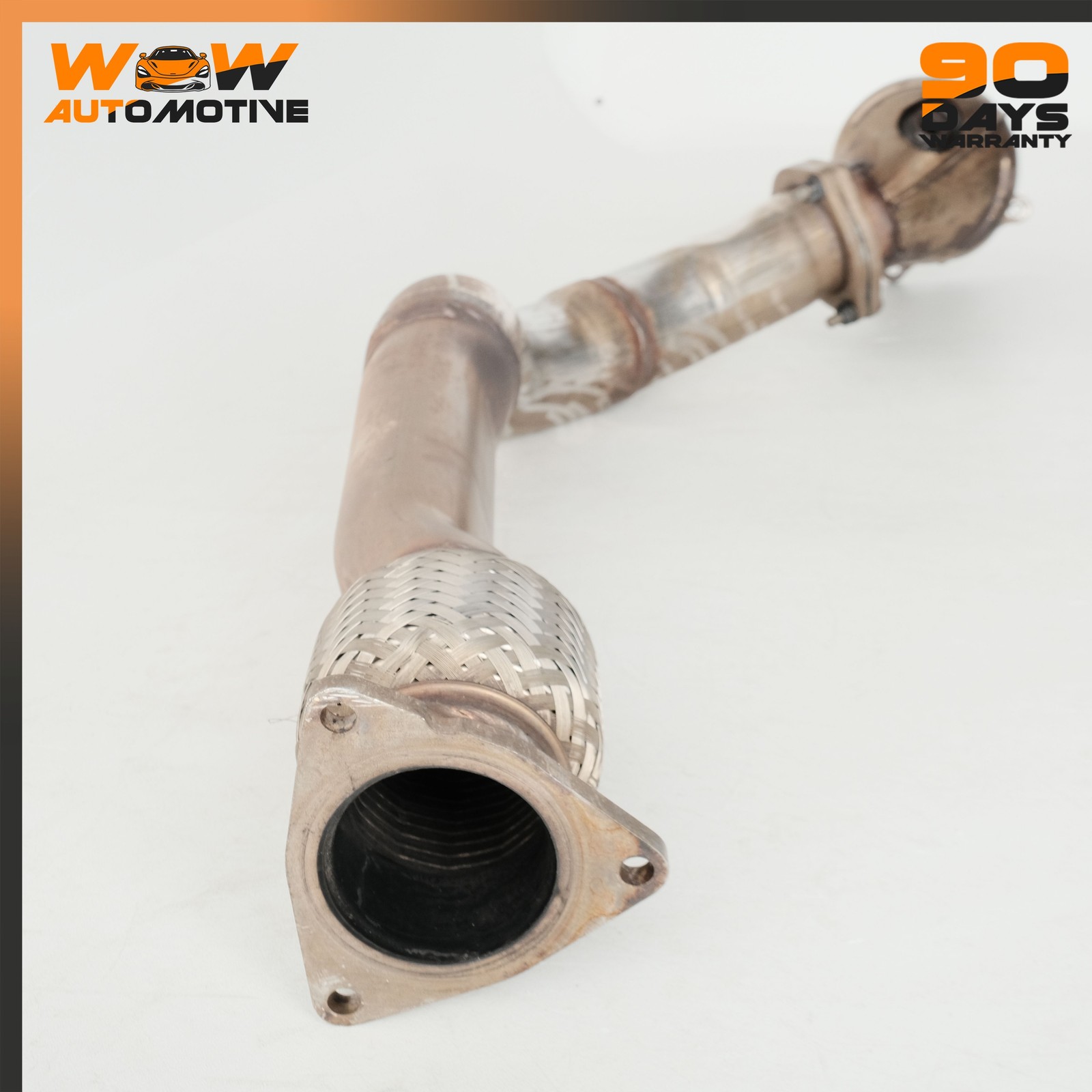 04-13 BENTLEY CONTINENTAL FLYING SPUR RIGHT EXHAUST DOWNPIPE 3W0131690C OEM