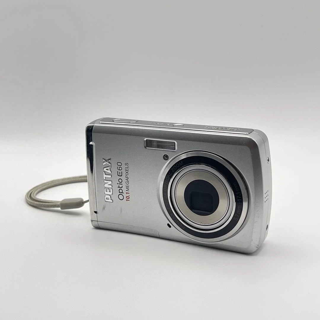 PENTAX Optio E60 シルバー 10MP PENTAX デジタルカメラ Optio E60