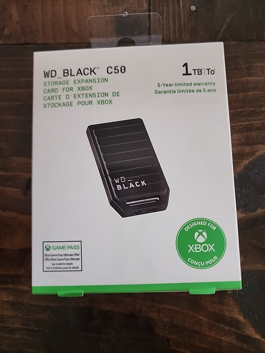WD_BLACK 1TB C50 拡張 Xbox WDBMPH0010BNC 1TB WD_BLACK C50 Storage Expansion Card for Xbox | Sandisk