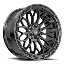 22x10 Vortek Vrp-503 Gloss Black Wheel 5x55x5.5 -18mm