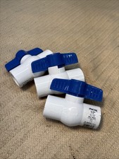 Threaded Ball Valve, White PVC, 1/2-In. 107-133HC