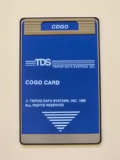 TDS COGO Card for HP 48GX or 48SX Calculator, version 2.40, works great