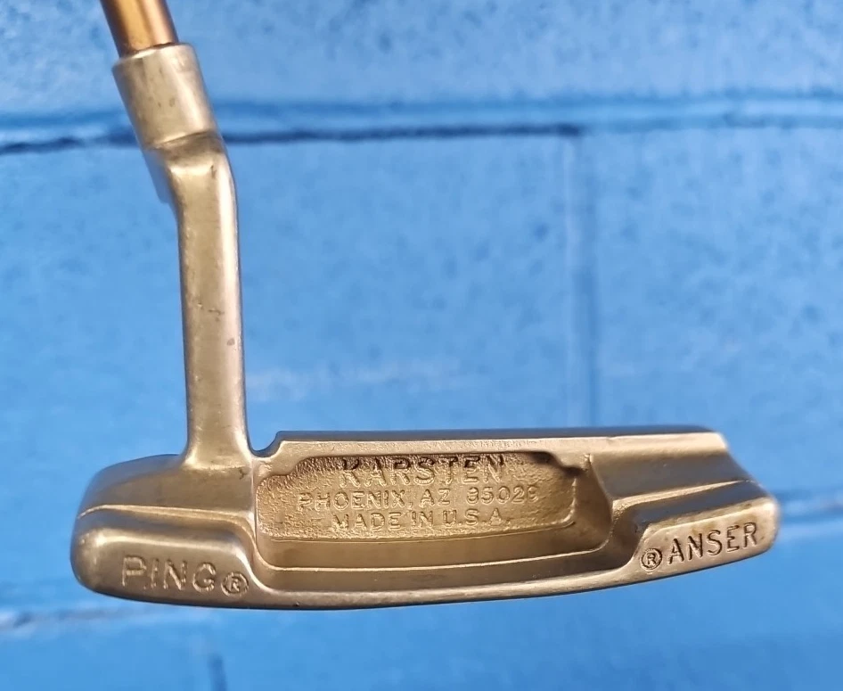 PING ANSER MANGANESO BRONCE 35" PUTTER ORO ROSA EJE KBS NUEVO AGARRE SUPER STROKE Foto 2 de 4
