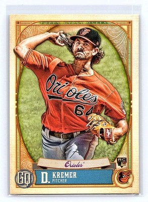 2021 Topps Gypsy Queen Team Script Font Swap Dean Kremer #281 Rookie RC