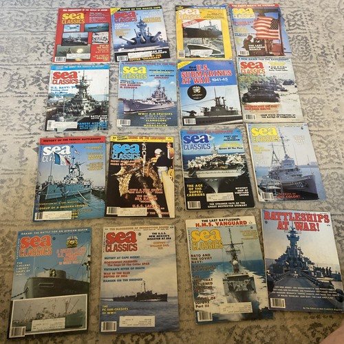 Sea Classics Magazin 16 Stück mit Zeitschriftenhalter
