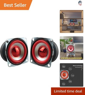 2inch 4Ohm 5W Full Range Stereo Woofer Speakers Pack of 2 Compatible with Ard...