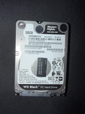 500GB  WD Black / WD5000LPLX 2018 Model [Usage: 40h] WESTERN DIGITAL (HDD00024)