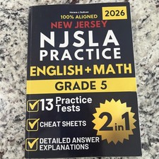 NJSLA Practice English + Math Grade 5 2026 2 ...