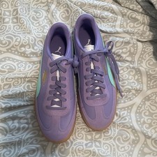 PUMA Womens Purple Aqua Gum Low Top Lace Up A...